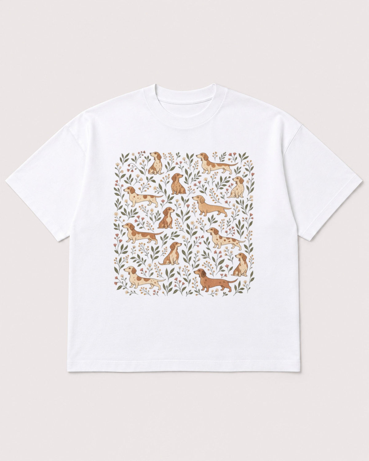 Mockup Boxy Heavyweight Tee White product
