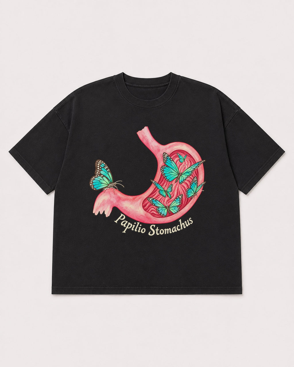 Mockup Boxy Heavyweight Tee Black product
