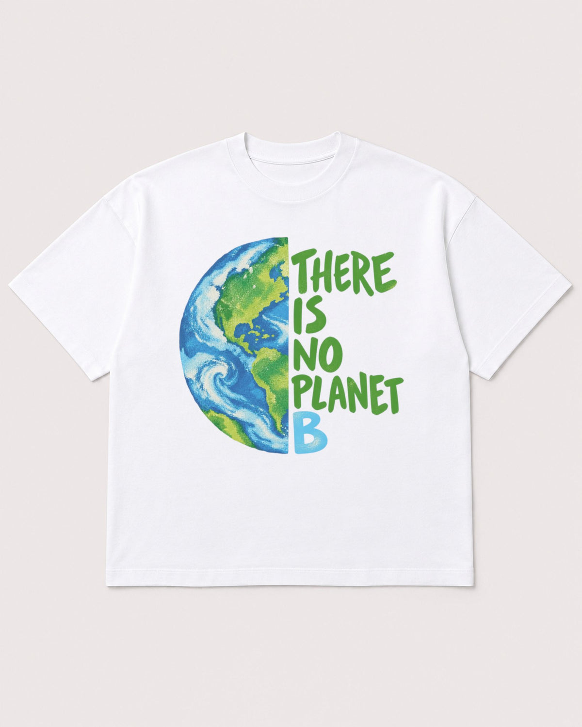 Mockup Boxy Heavyweight Tee White product