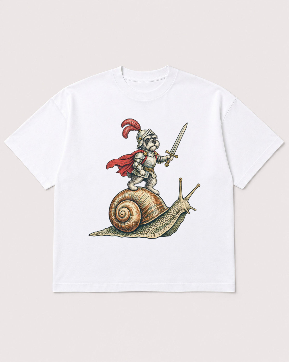 Mockup Boxy Heavyweight Tee White product