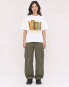 Mockup Boxy Heavyweight Tee White female full-body 02