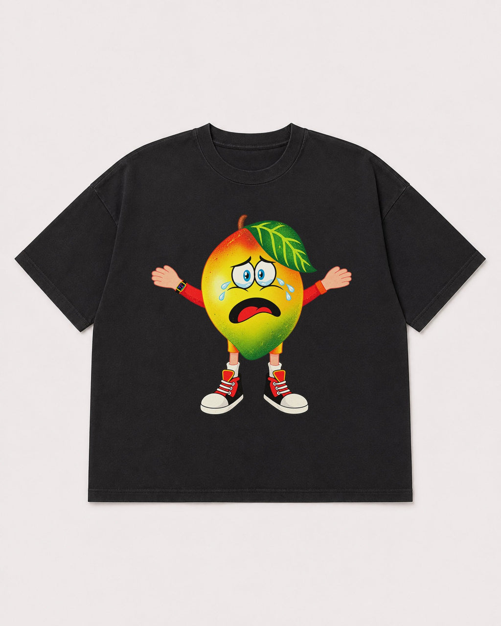 Mockup Boxy Heavyweight Tee Black product