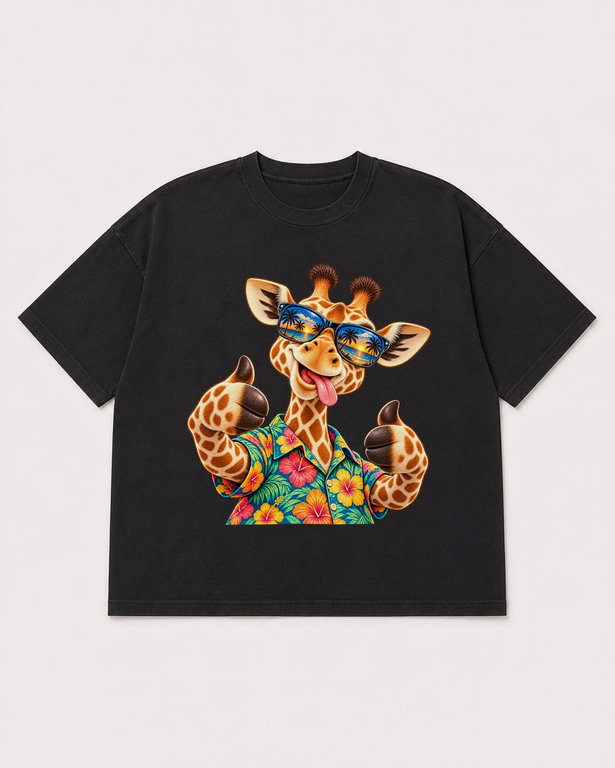 Mockup Boxy Heavyweight Tee Black product