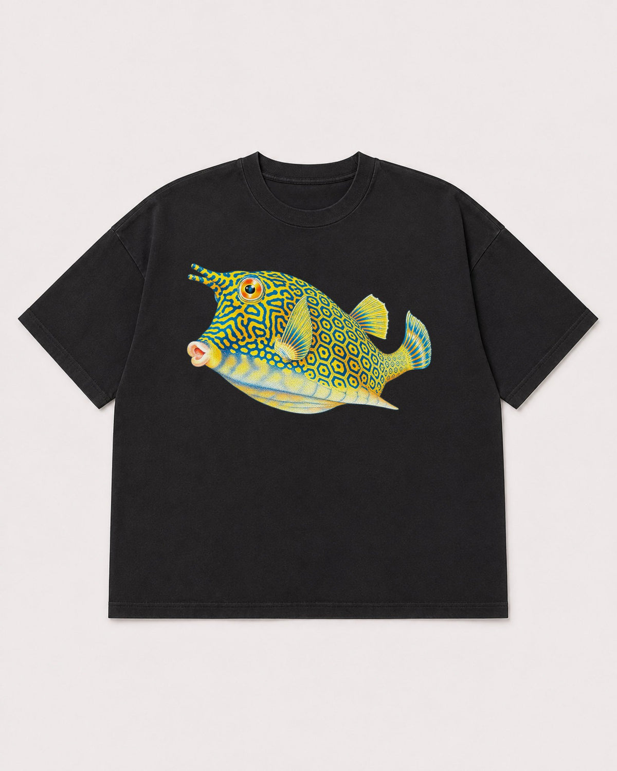 Mockup Boxy Heavyweight Tee Black product