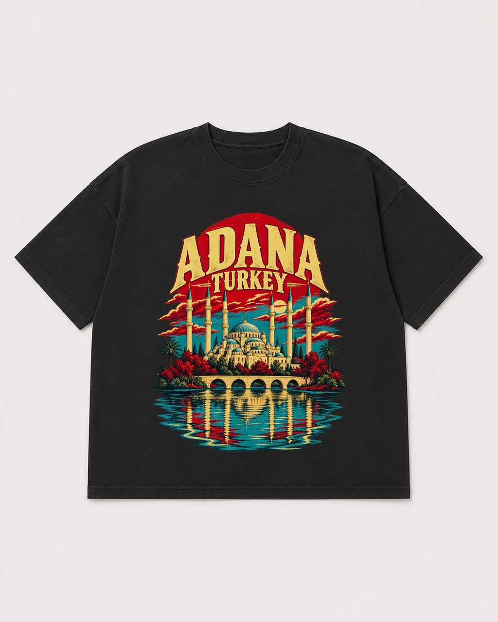 Mockup Boxy Heavyweight Tee Black product
