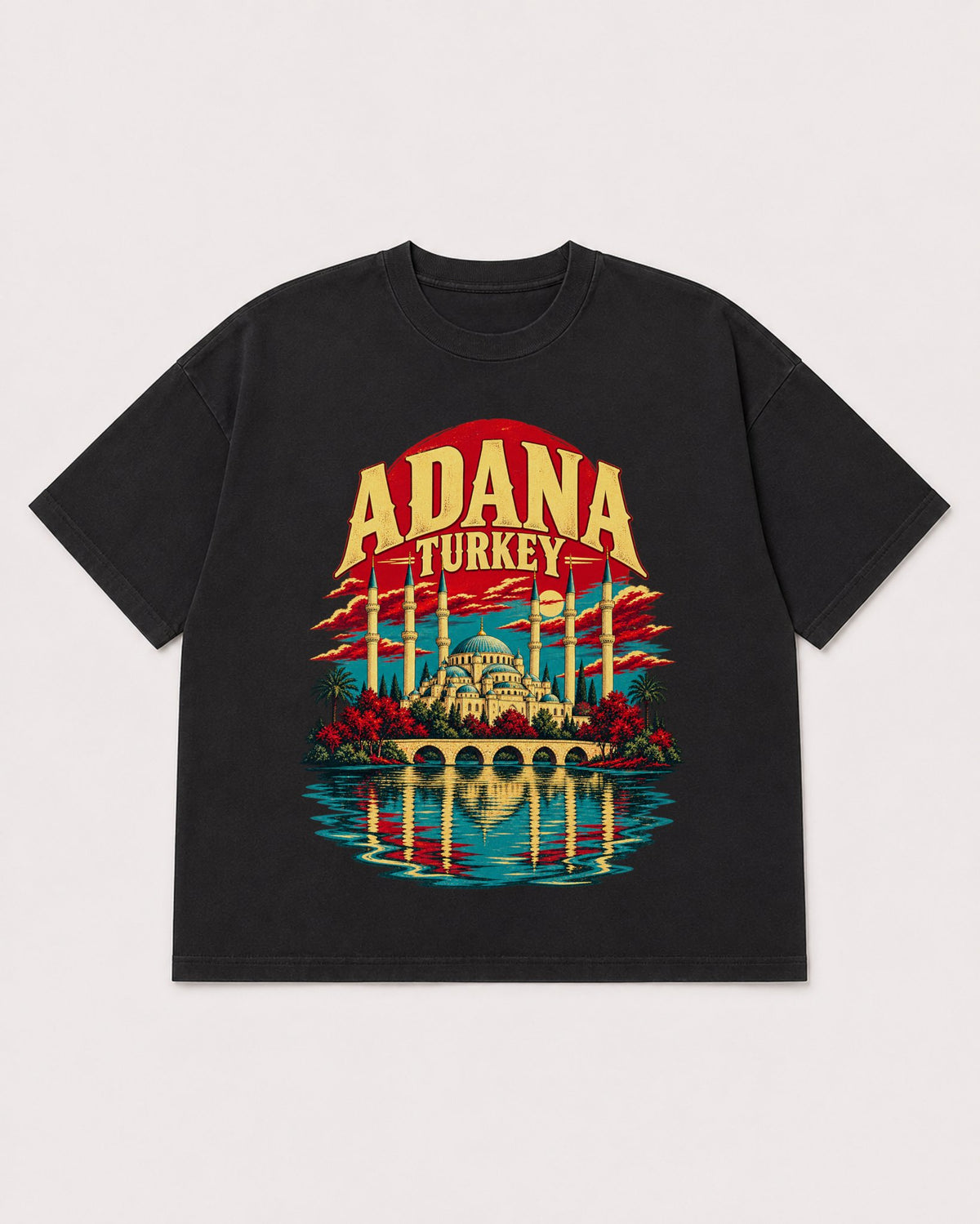 Mockup Boxy Heavyweight Tee Black product