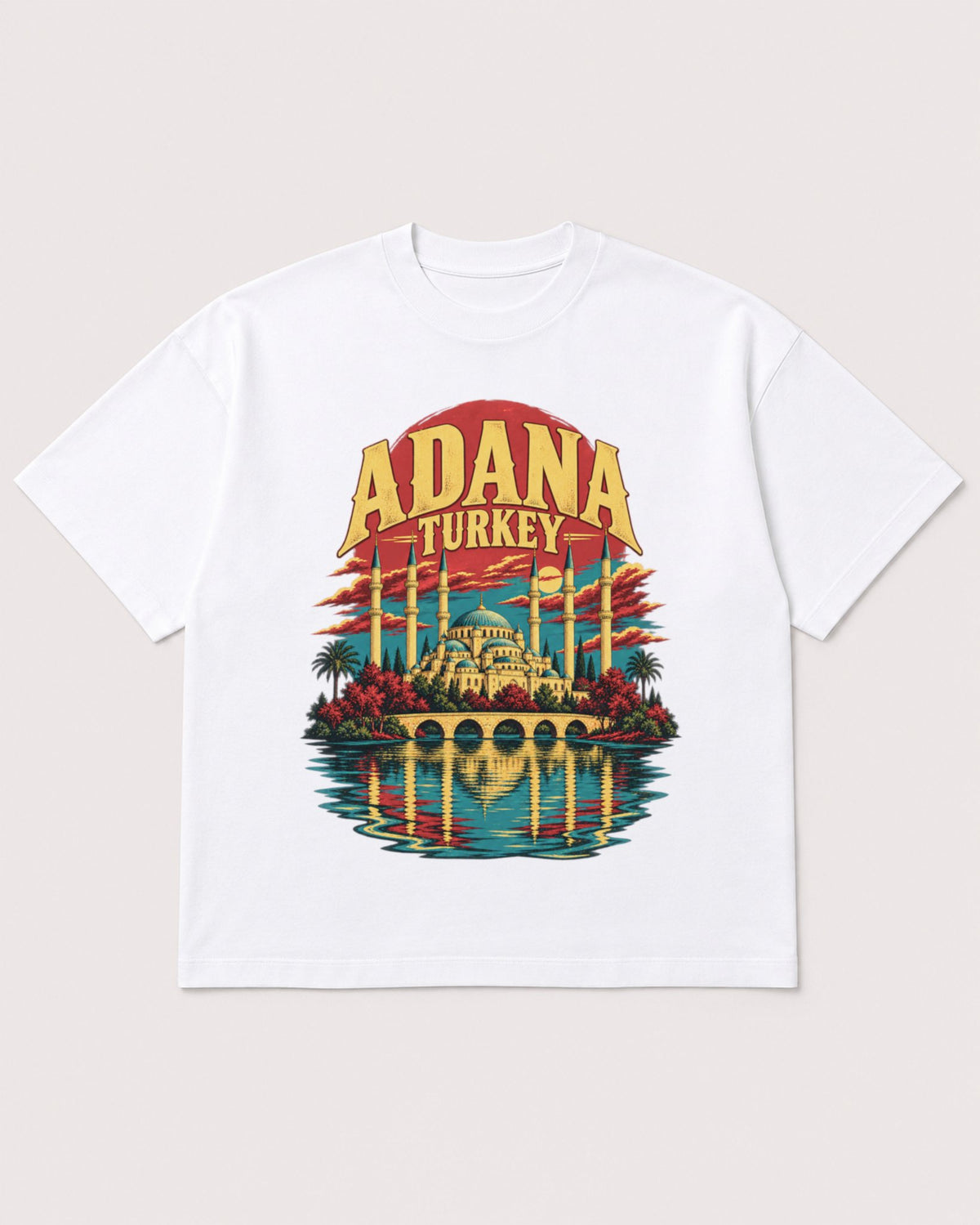 Mockup Boxy Heavyweight Tee White product