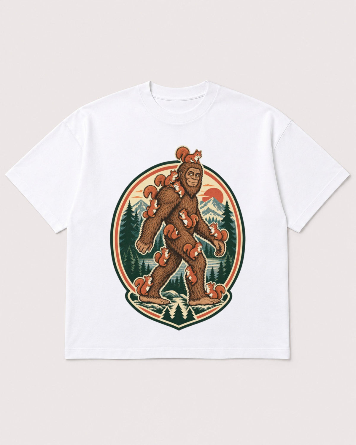 Mockup Boxy Heavyweight Tee White product