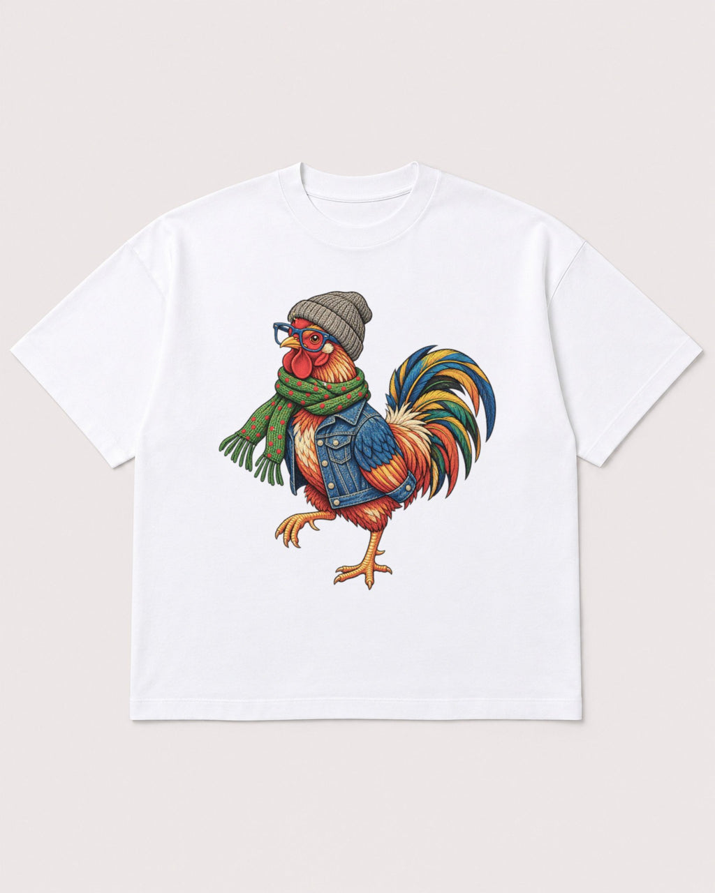 Mockup Boxy Heavyweight Tee White product