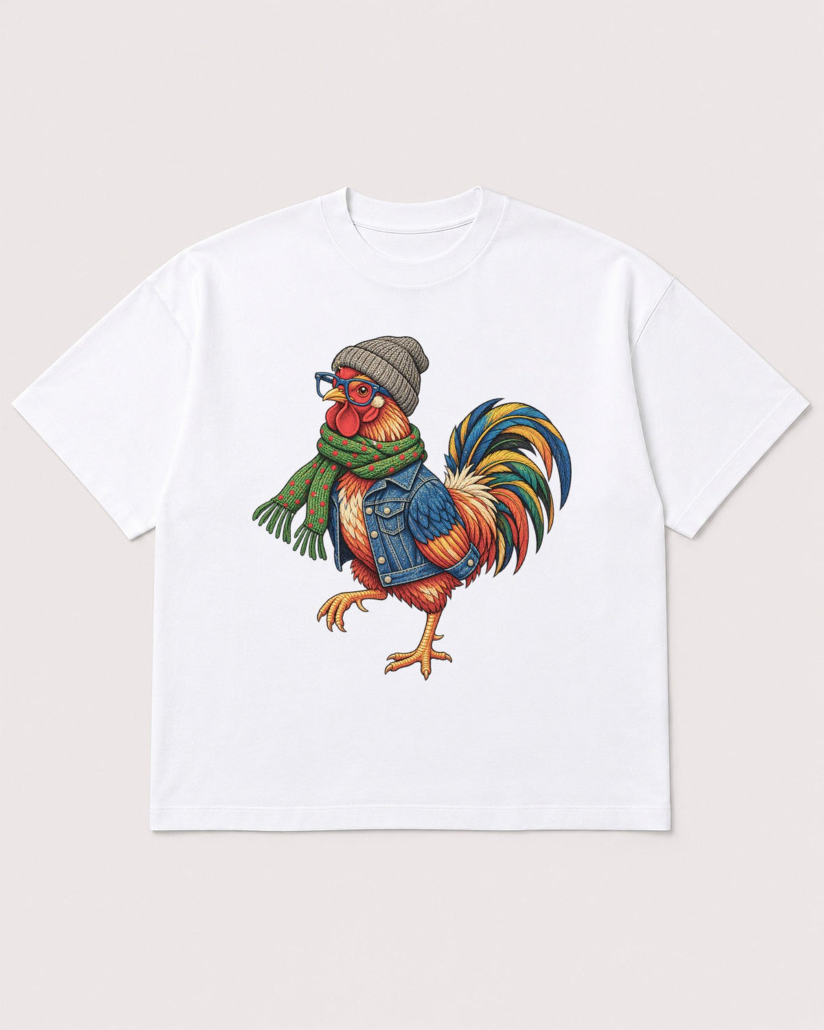 Mockup Boxy Heavyweight Tee White product