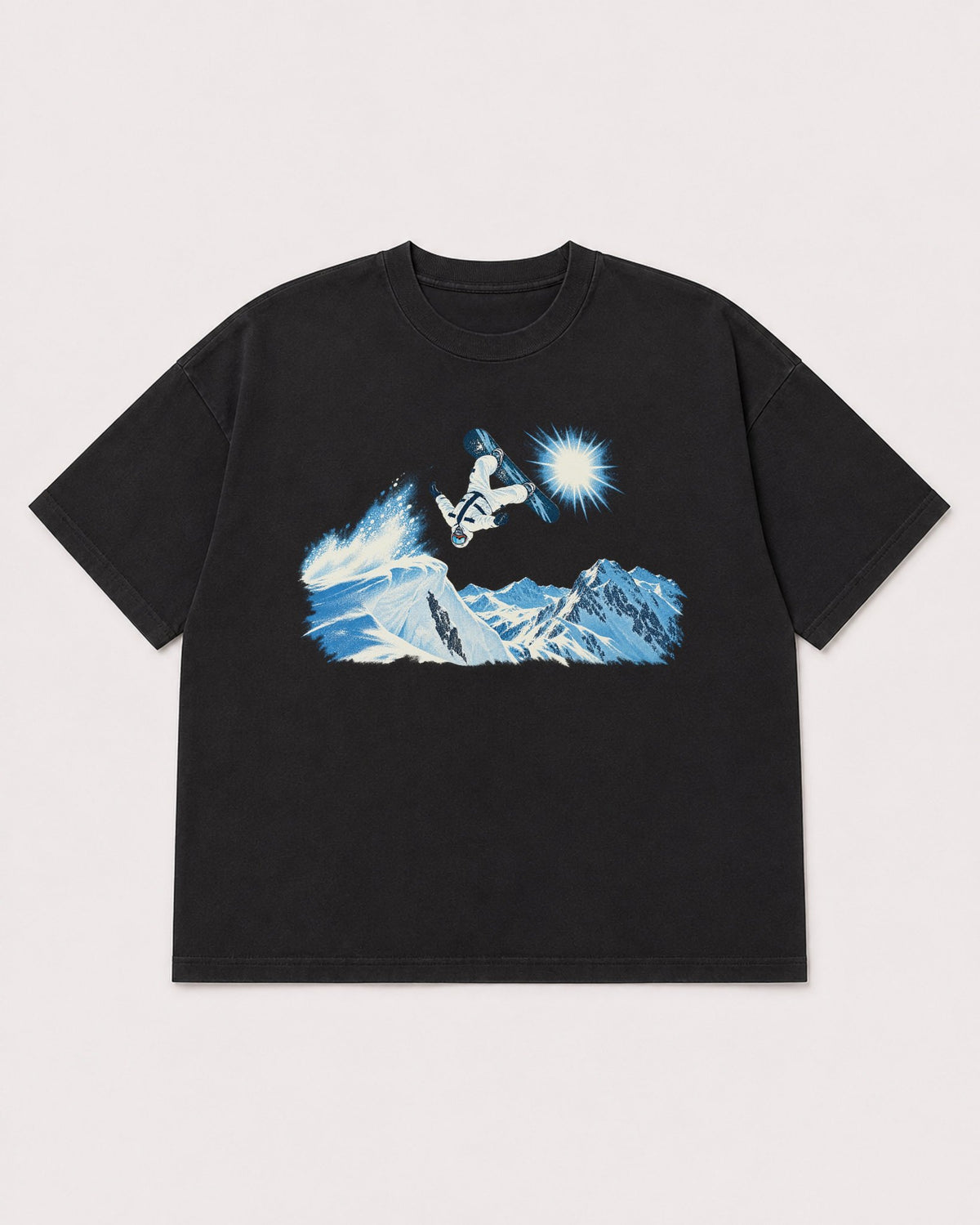 Mockup Boxy Heavyweight Tee Black product