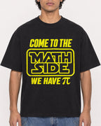 Mockup Boxy Heavyweight Tee Black male close-up 26