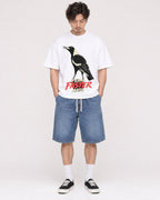 Mockup Boxy Heavyweight Tee White male full-body 03