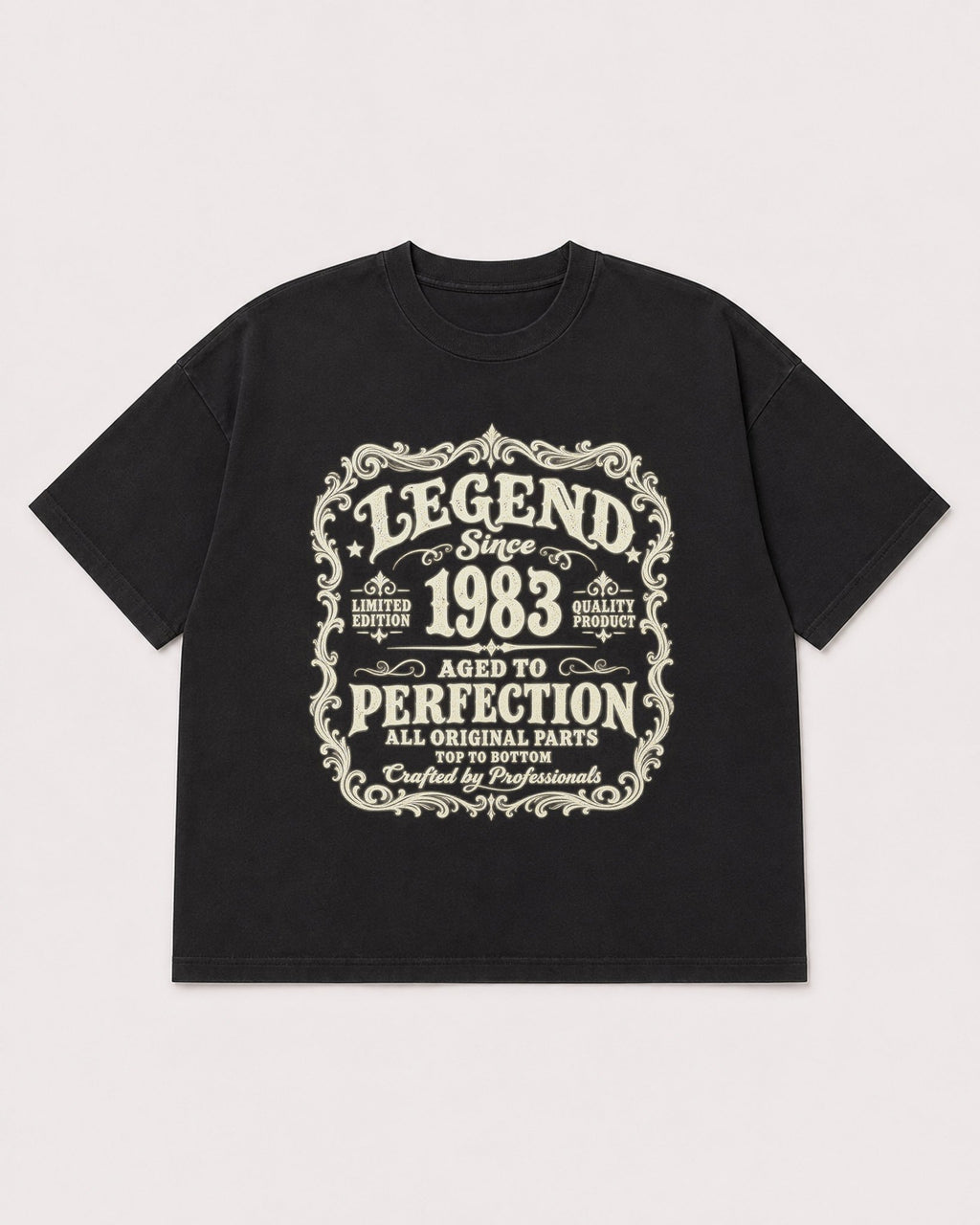Mockup Boxy Heavyweight Tee Black product