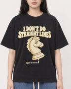 Mockup Boxy Heavyweight Tee Black female close-up 01