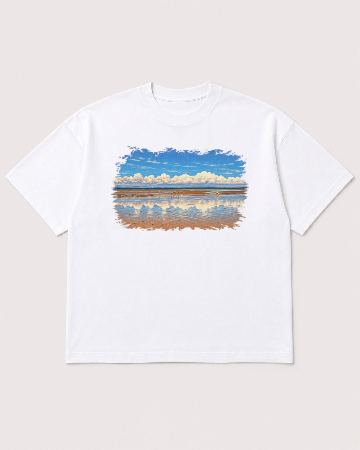 Mockup Boxy Heavyweight Tee White product