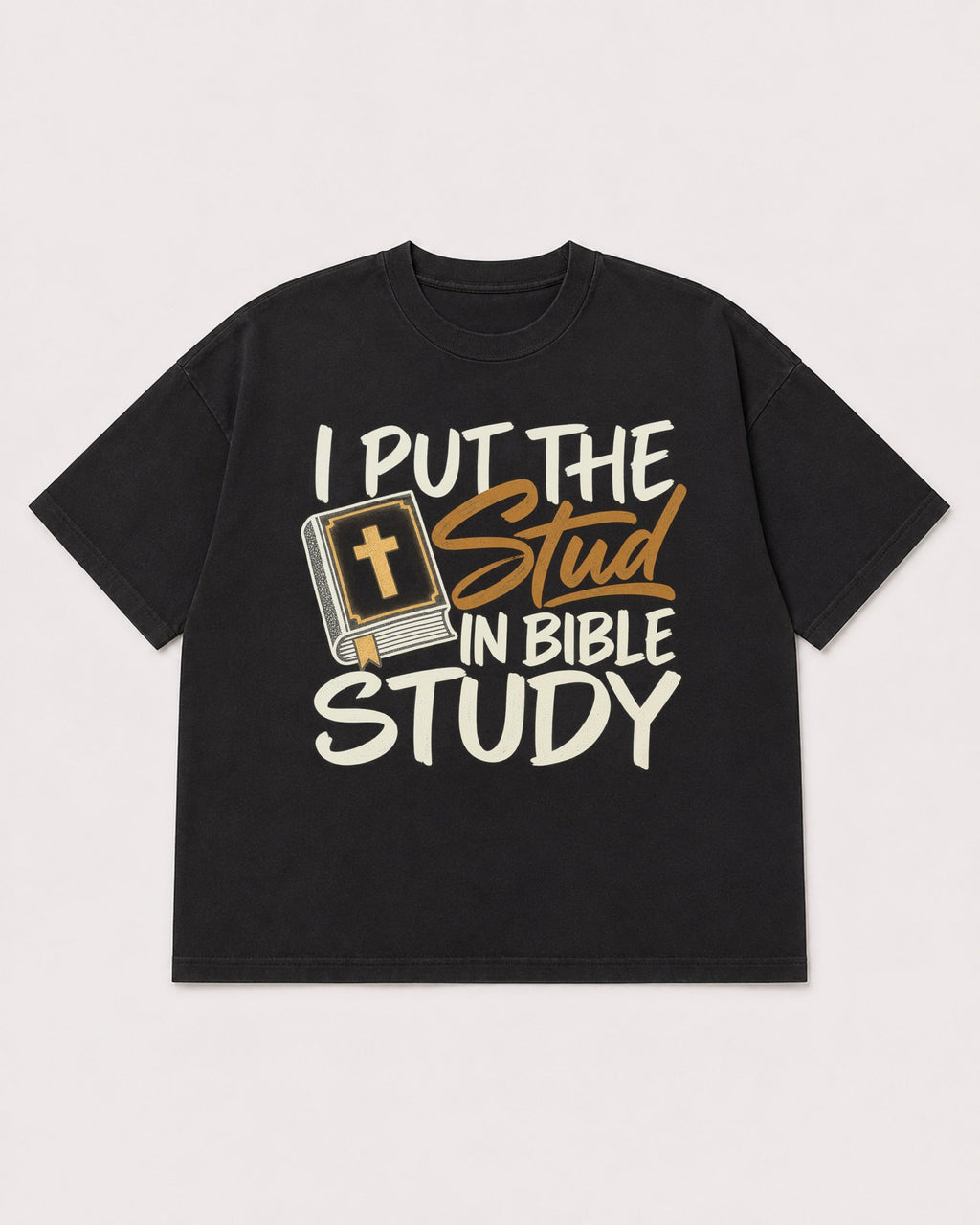 Mockup Boxy Heavyweight Tee Black product