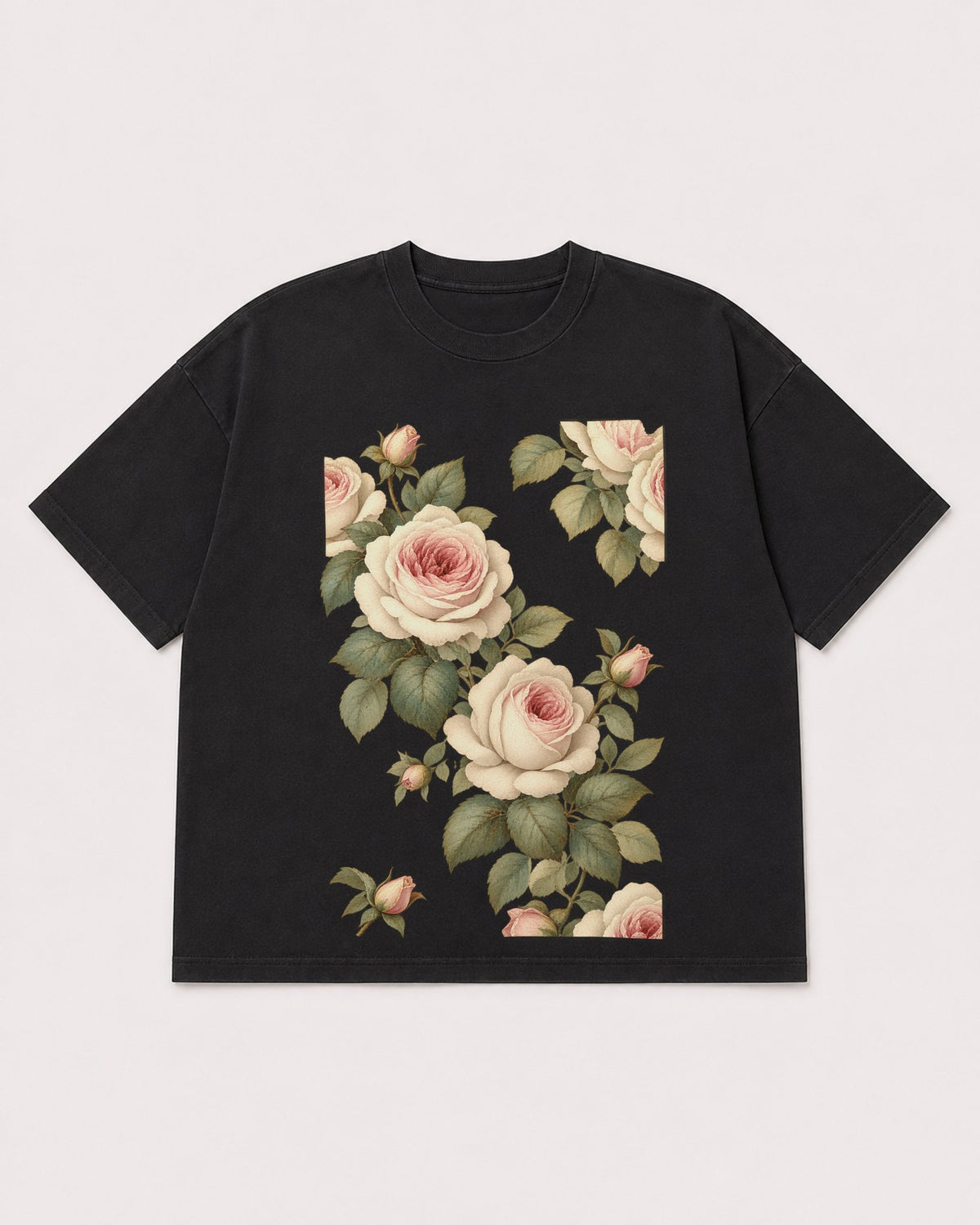 Mockup Boxy Heavyweight Tee Black product