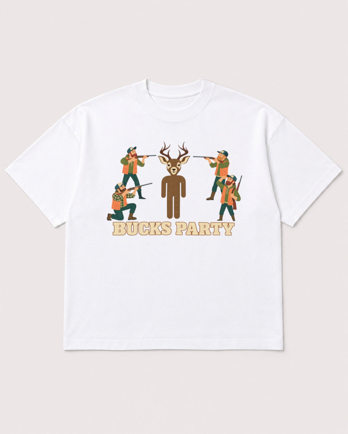 Mockup Boxy Heavyweight Tee White product