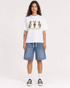 Mockup Boxy Heavyweight Tee White female full-body 06