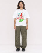 Mockup Boxy Heavyweight Tee White female full-body 02