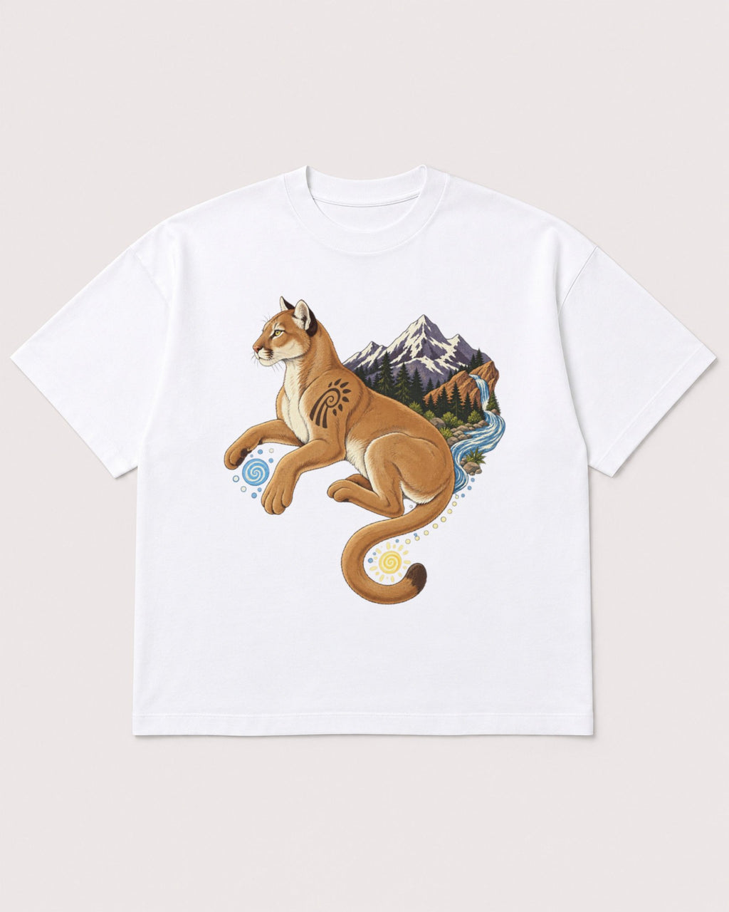 Mockup Boxy Heavyweight Tee White product
