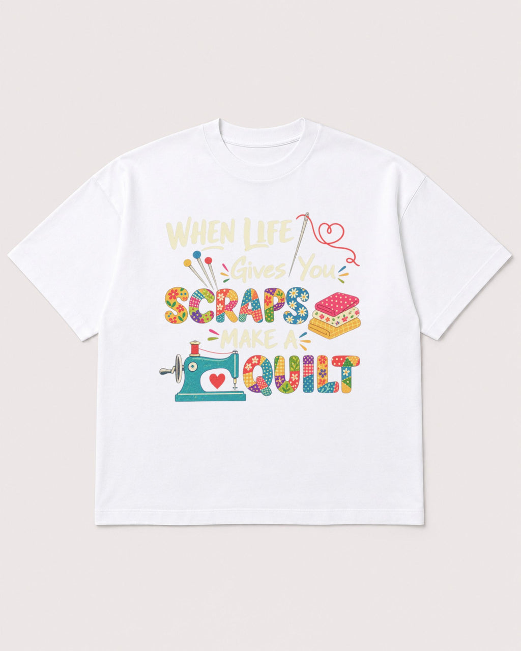 Mockup Boxy Heavyweight Tee White product