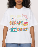 Mockup Boxy Heavyweight Tee White female close-up 05