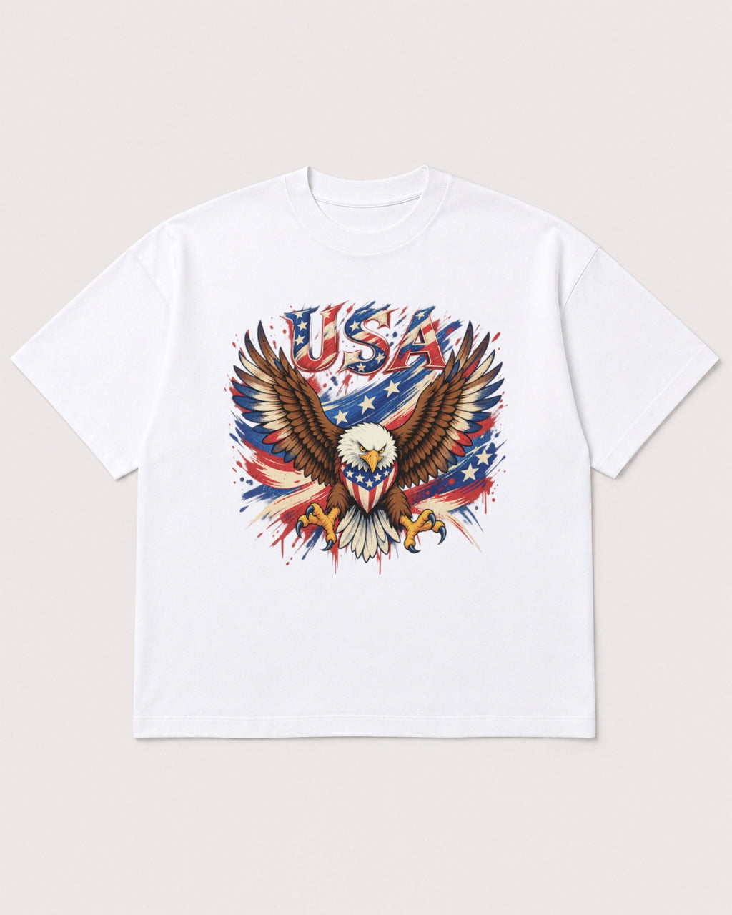 Mockup Boxy Heavyweight Tee White product