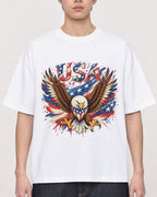 Mockup Boxy Heavyweight Tee White male close-up 01