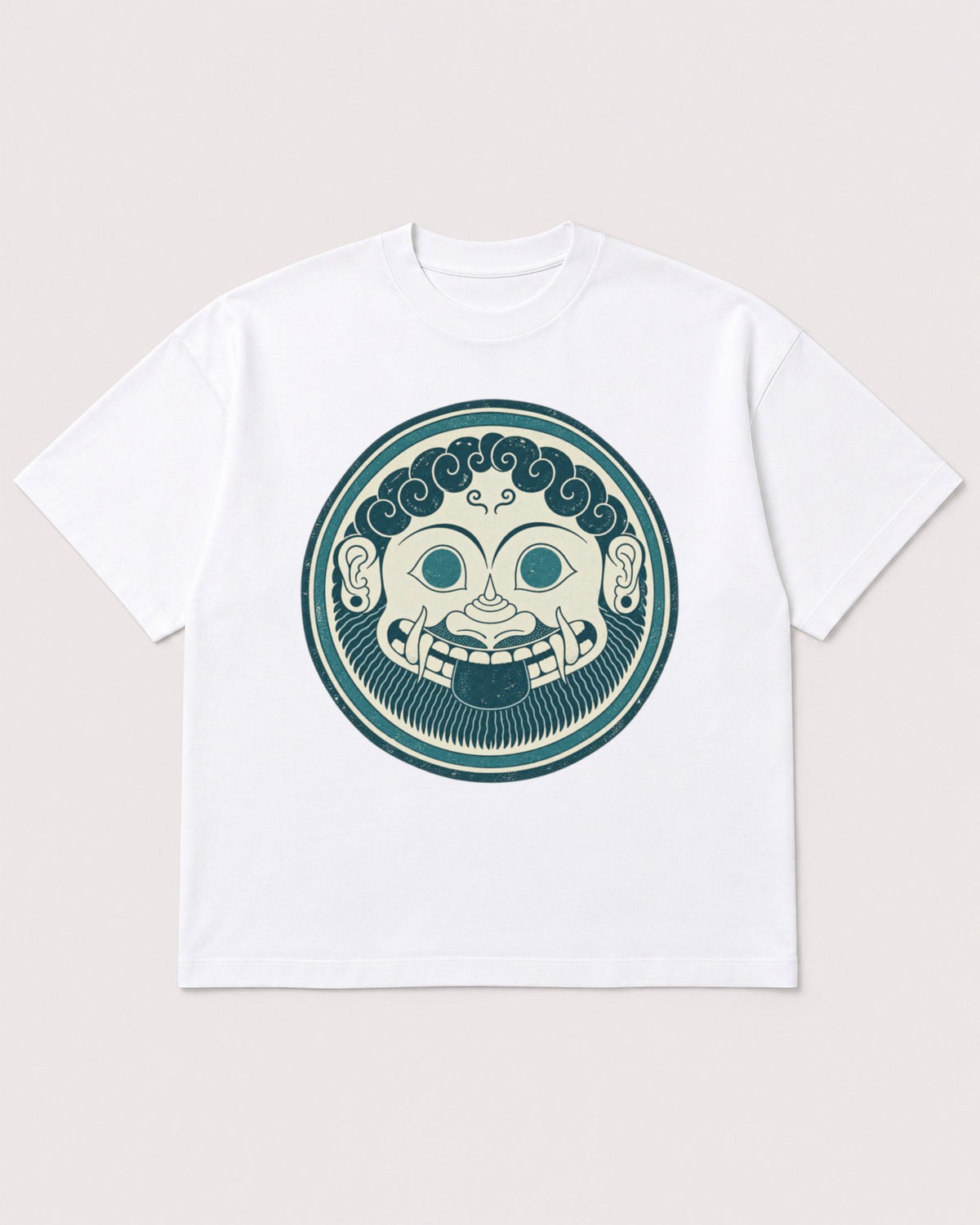 Mockup Boxy Heavyweight Tee White product