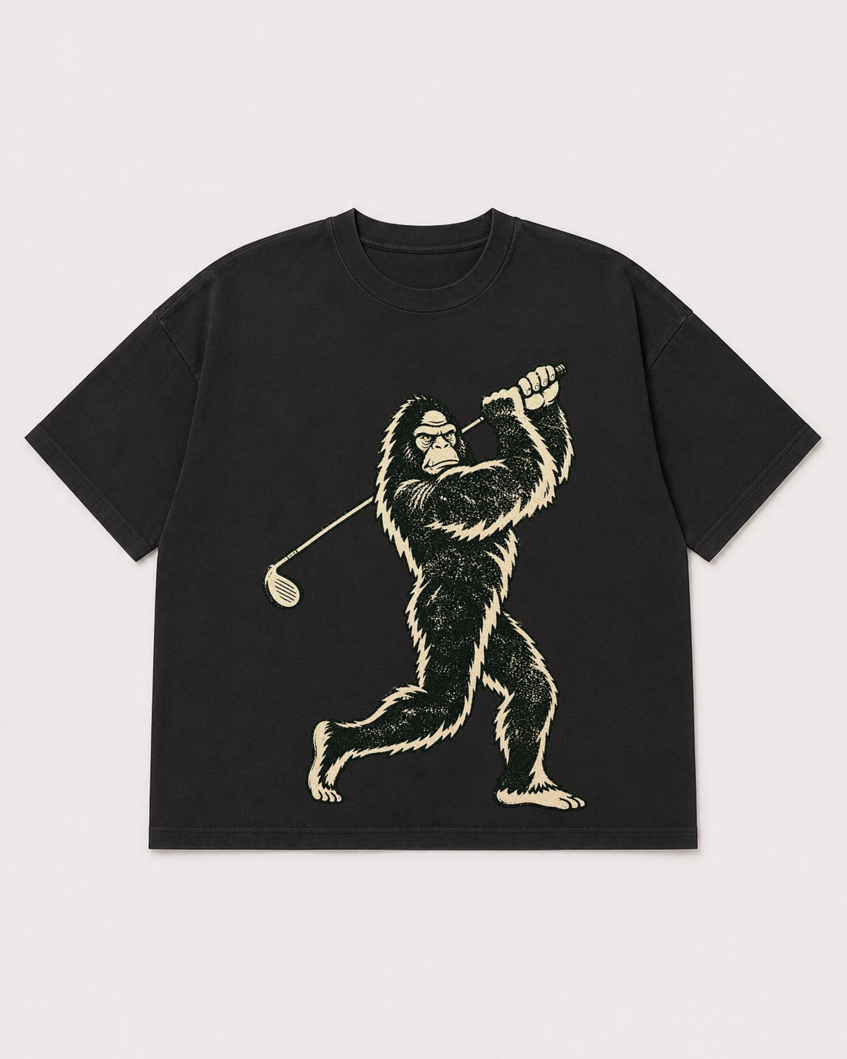 Mockup Boxy Heavyweight Tee Black product