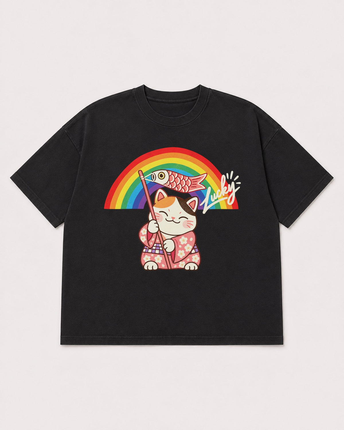 Mockup Boxy Heavyweight Tee Black product