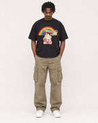 Mockup Boxy Heavyweight Tee Black male full-body 04