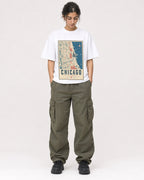 Mockup Boxy Heavyweight Tee White female full-body 17