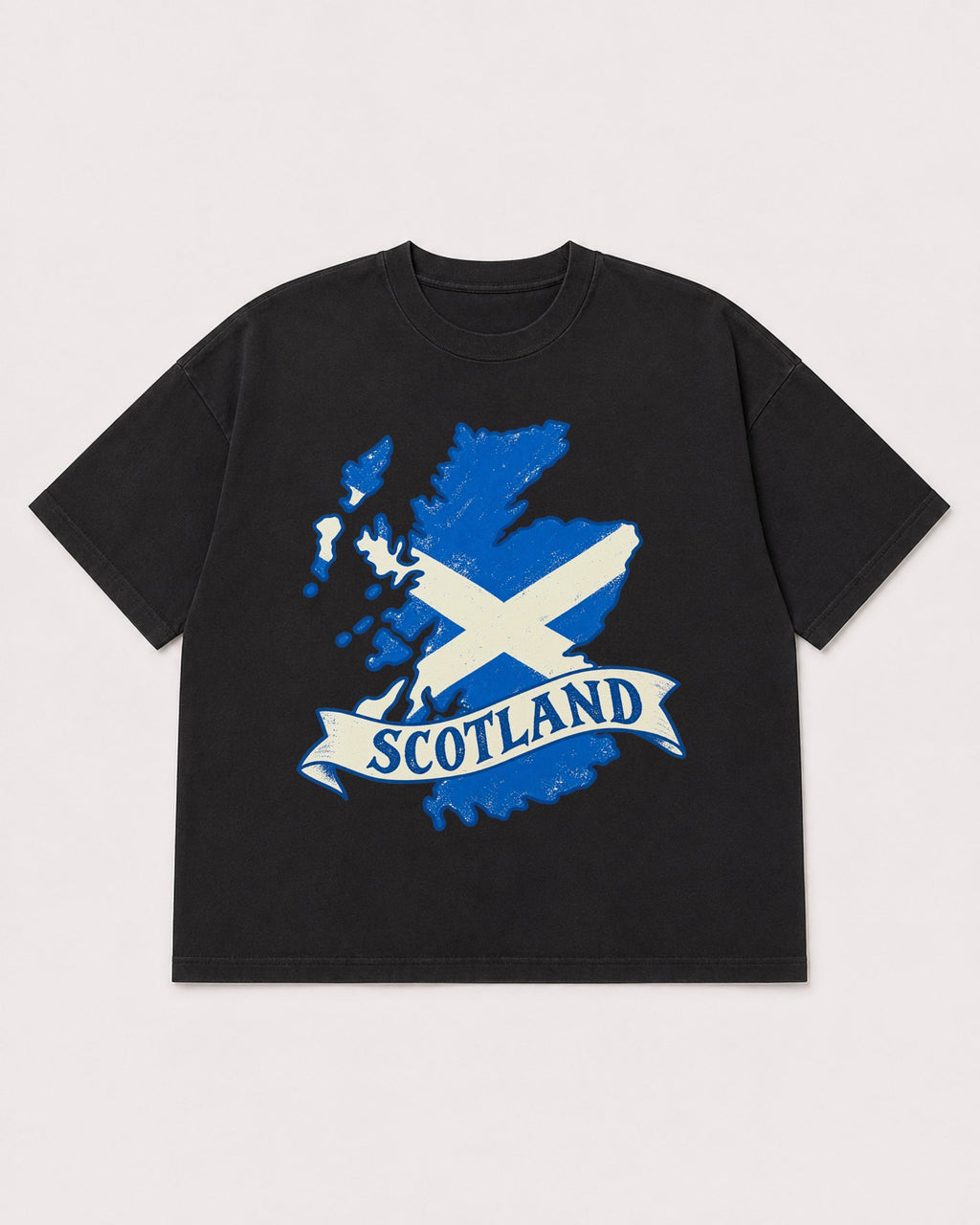 Mockup Boxy Heavyweight Tee Black product