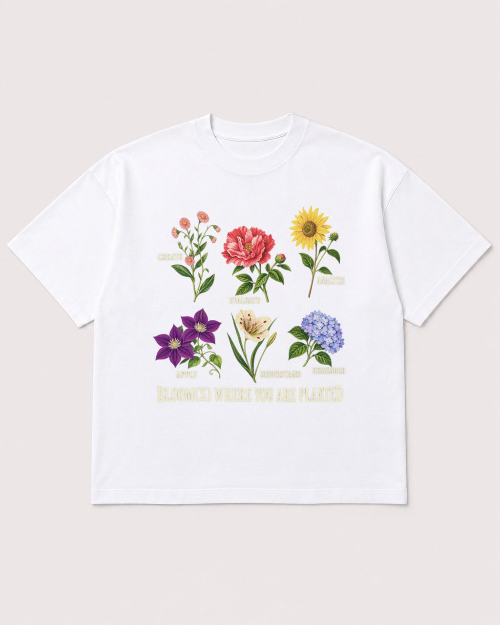 Mockup Boxy Heavyweight Tee White product
