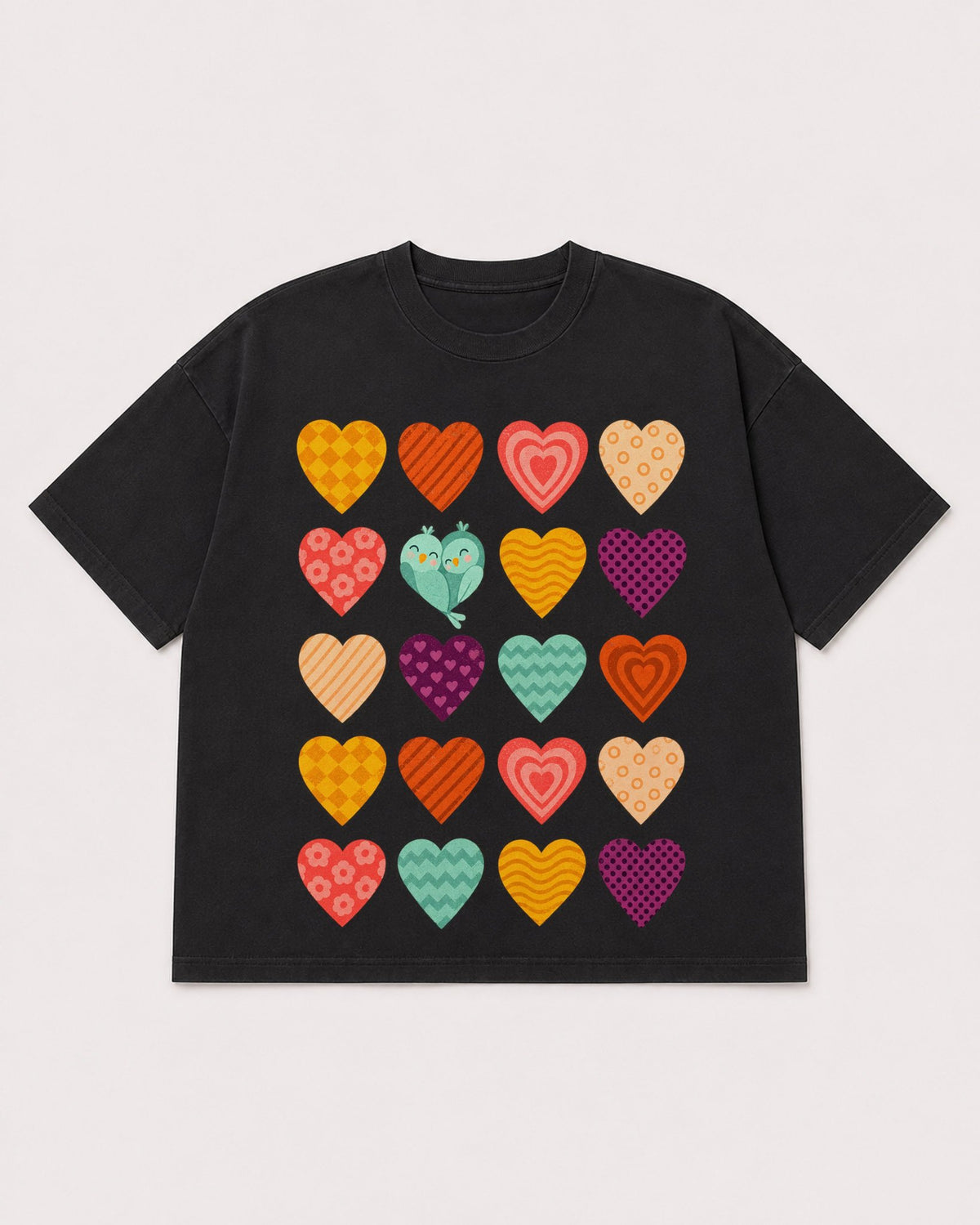 Mockup Boxy Heavyweight Tee Black product