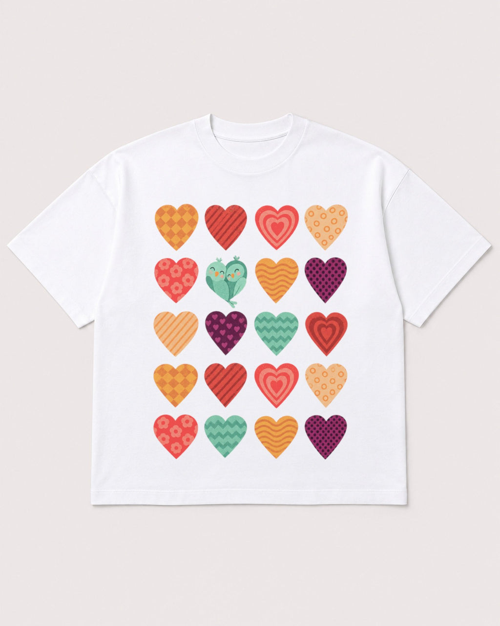 Mockup Boxy Heavyweight Tee White product