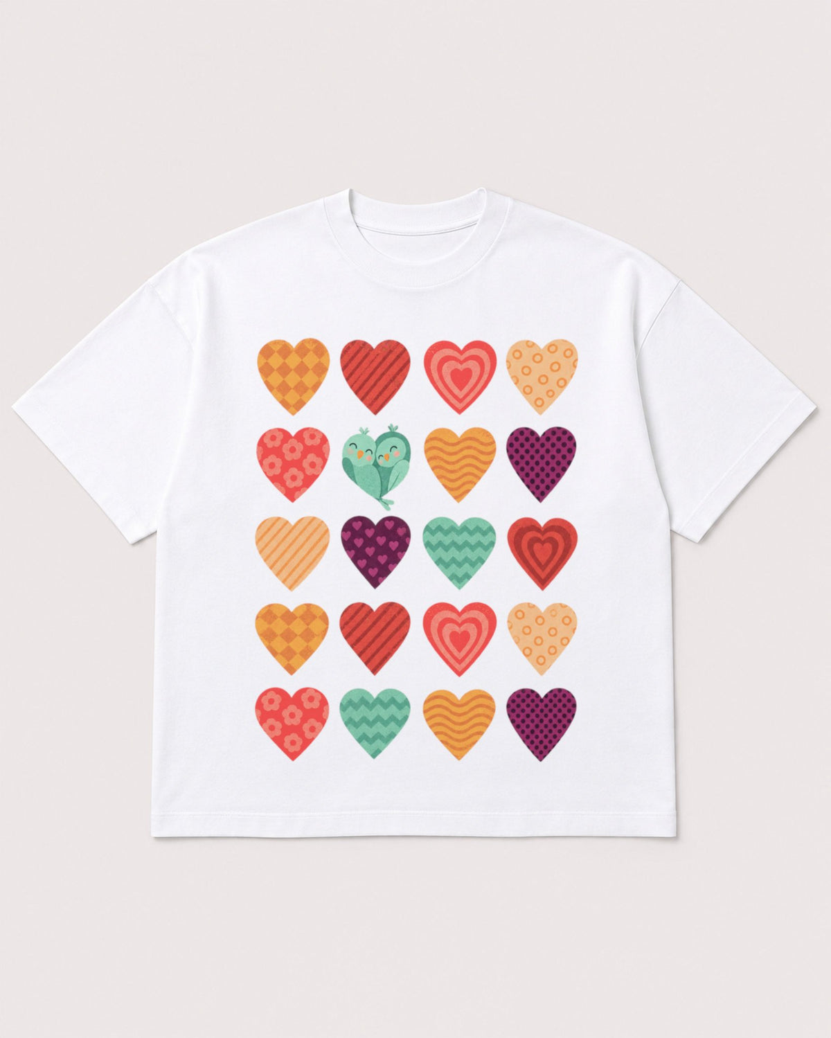 Mockup Boxy Heavyweight Tee White product