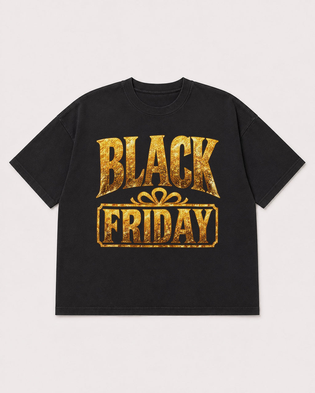 Mockup Boxy Heavyweight Tee Black product