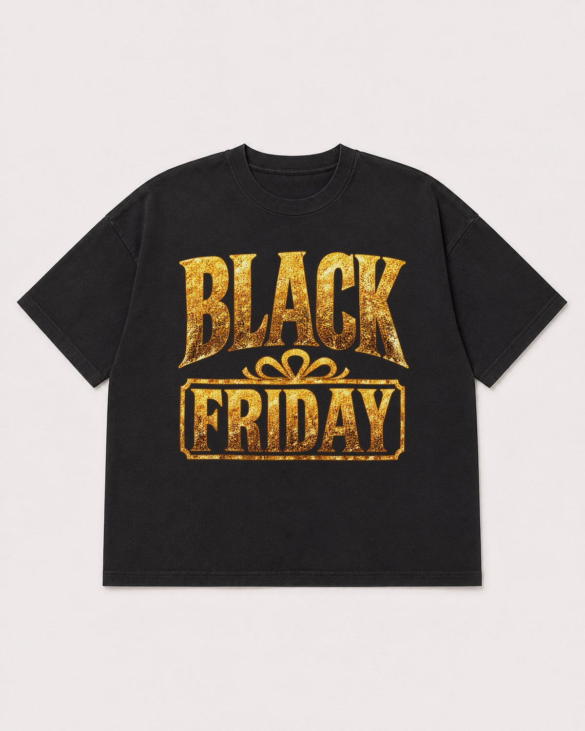 Mockup Boxy Heavyweight Tee Black product