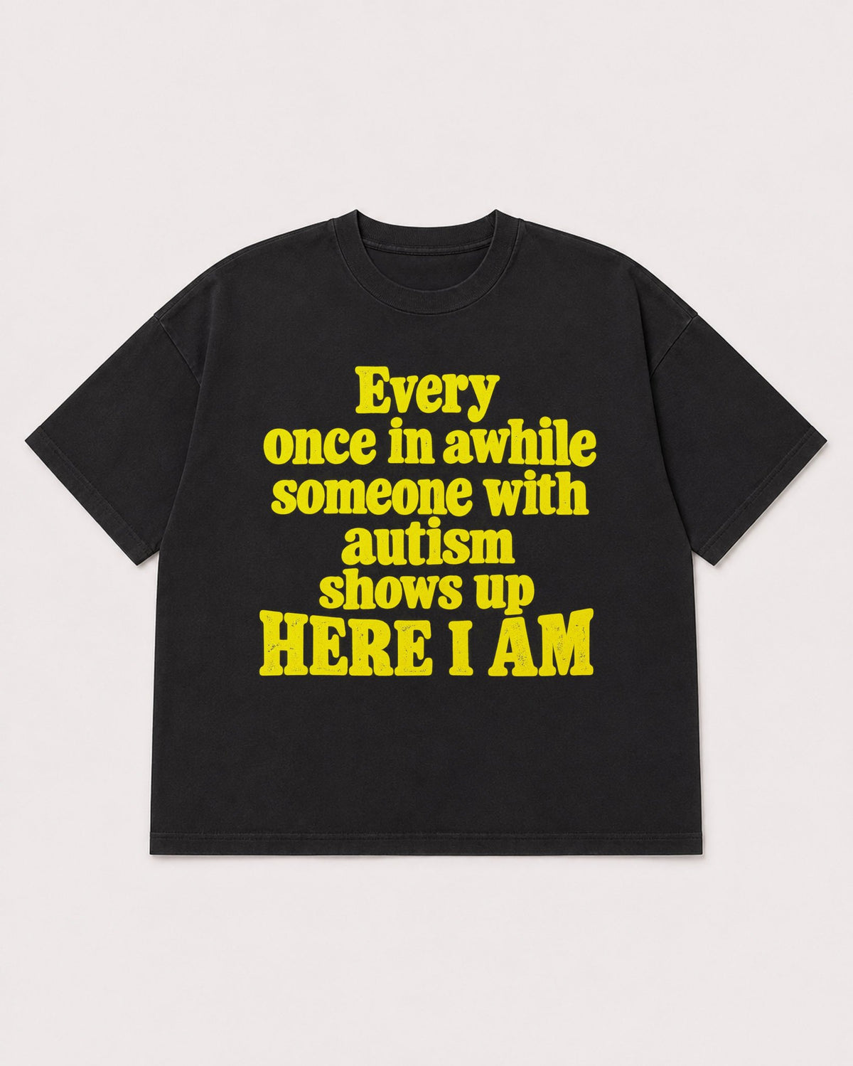 Mockup Boxy Heavyweight Tee Black product