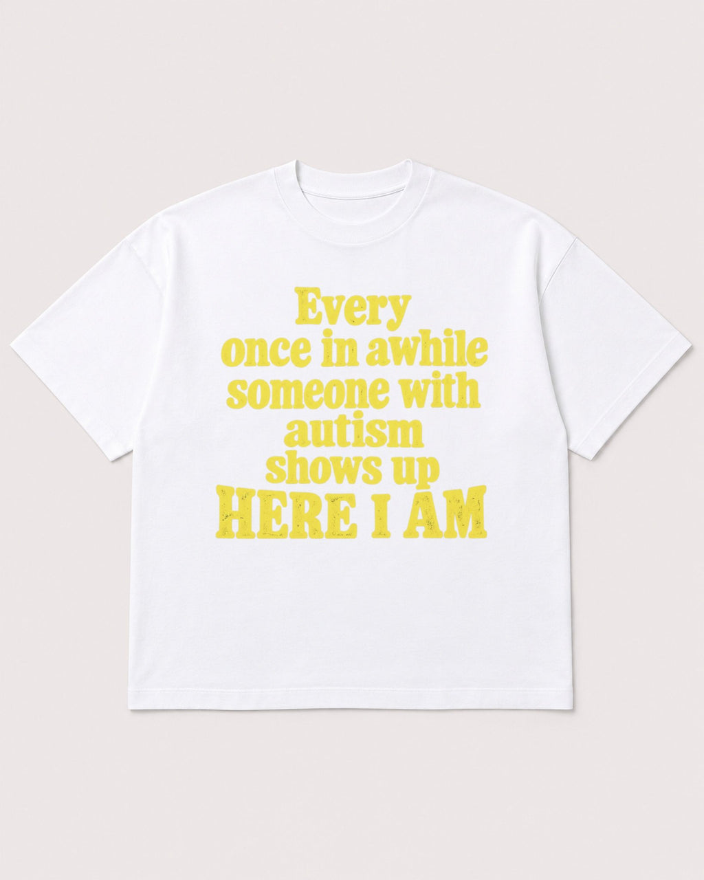 Mockup Boxy Heavyweight Tee White product