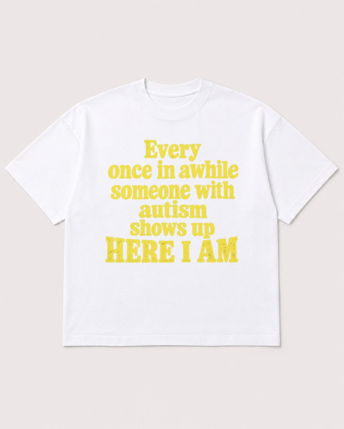 Mockup Boxy Heavyweight Tee White product