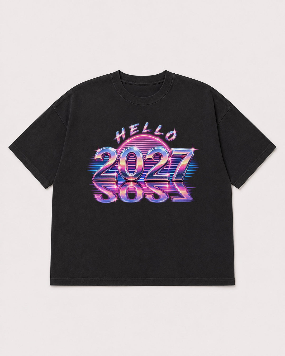 Mockup Boxy Heavyweight Tee Black product