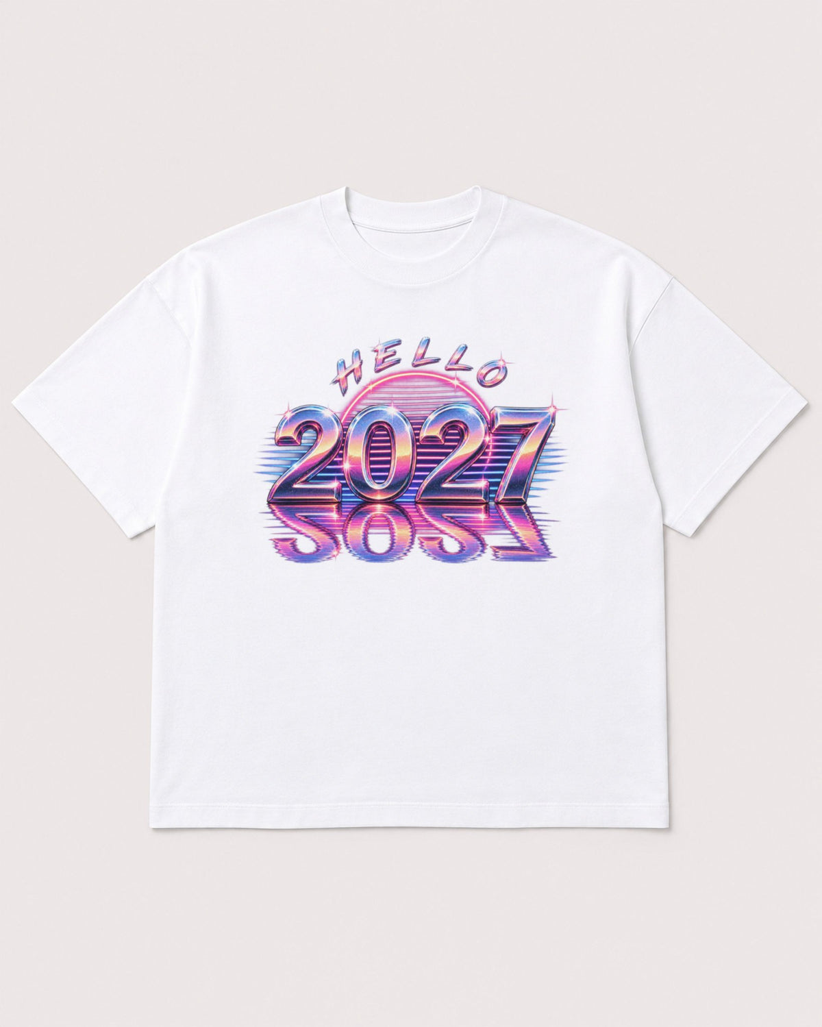 Mockup Boxy Heavyweight Tee White product