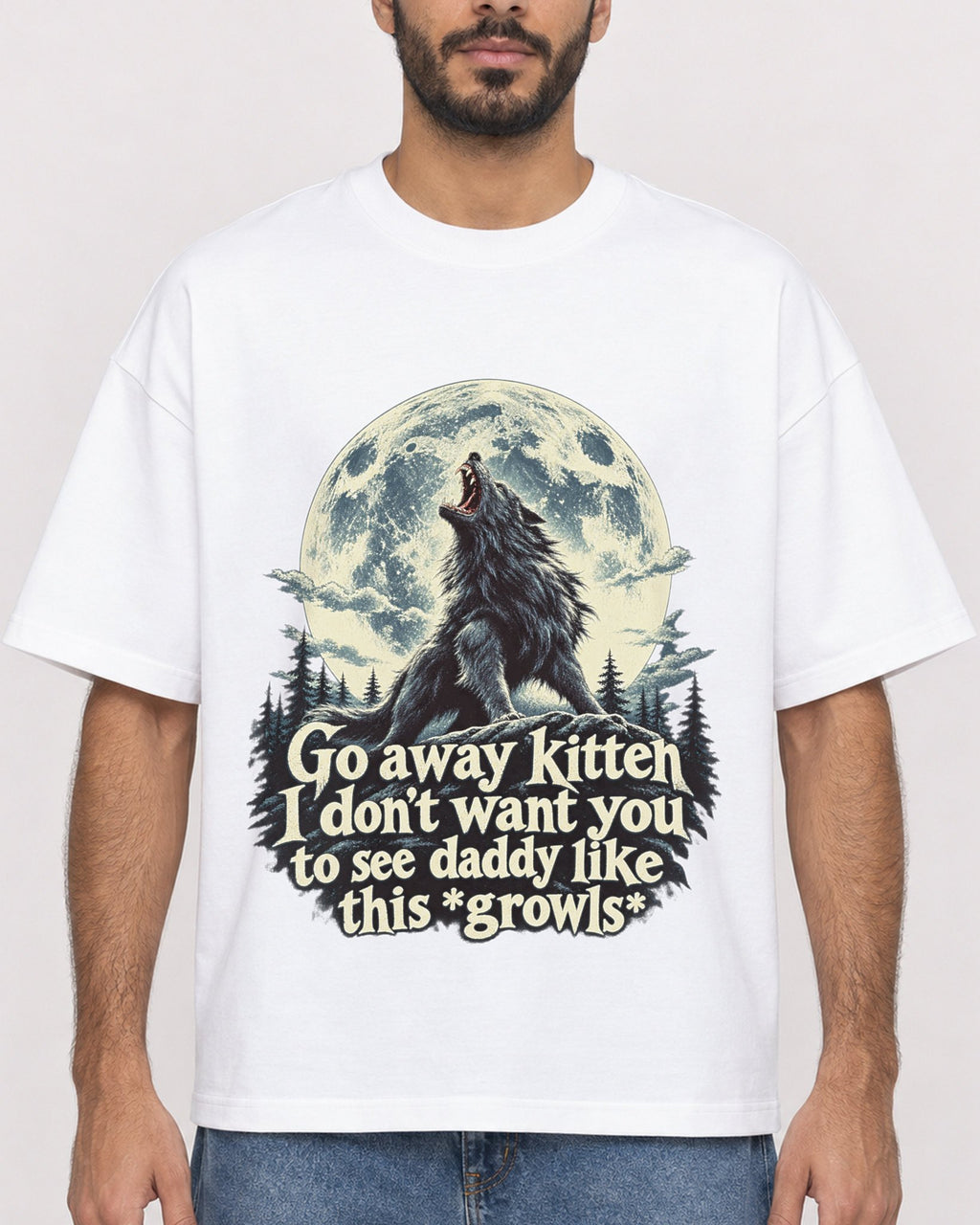 Mockup Boxy Heavyweight Tee White male close-up 07