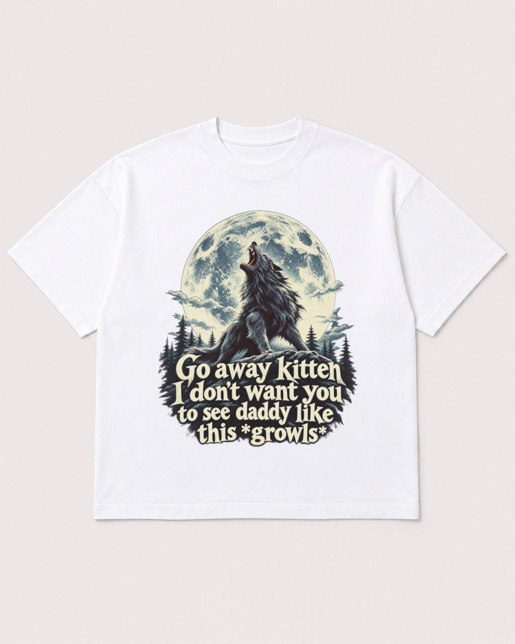 Mockup Boxy Heavyweight Tee White product