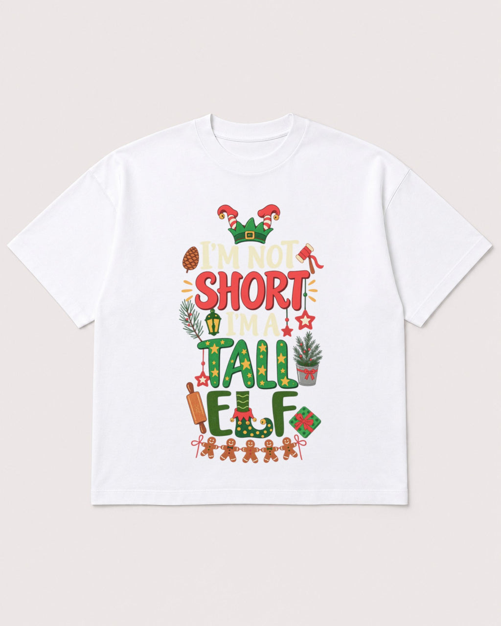 Mockup Boxy Heavyweight Tee White product